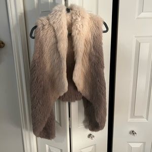 Love Token Rabbit Fur Vest